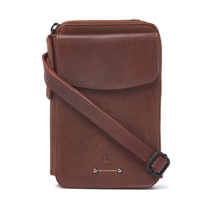 Schouder portemonneetasje Brown
