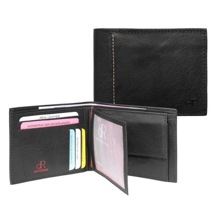Portemonnee heren Waxi zwart