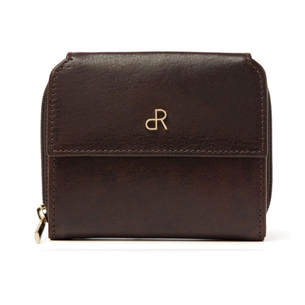 Ritsportemonnee dames Milan bruin