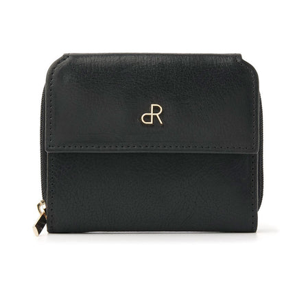 Ritsportemonnee dames Milan zwart
