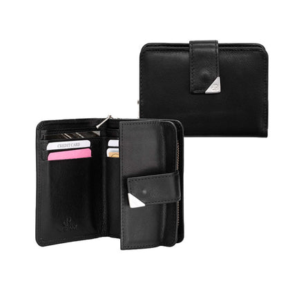 Rits portemonnee heren zwart