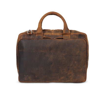 Businesstas Colmar vintage bruin 15,6 inch