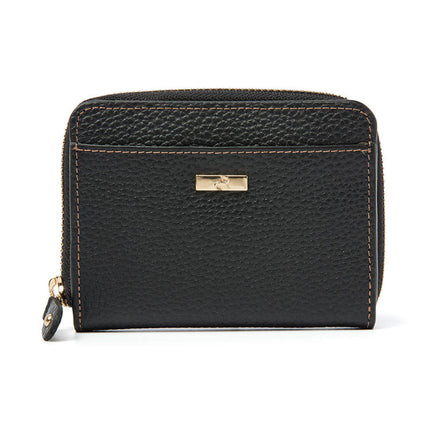 Dames ritsportemonnee Mint black