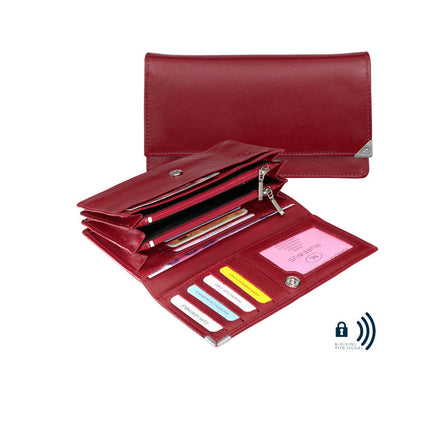Huishoudportemonnee Toronto rood