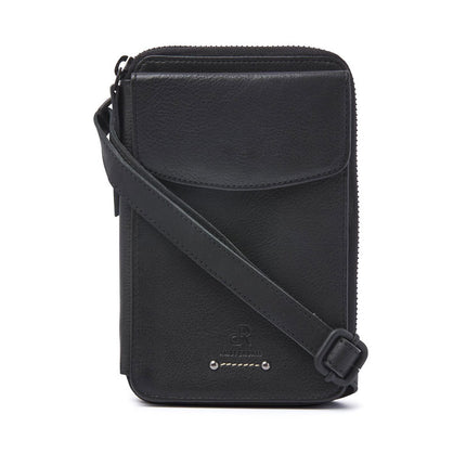 Schouder portemonneetasje Black