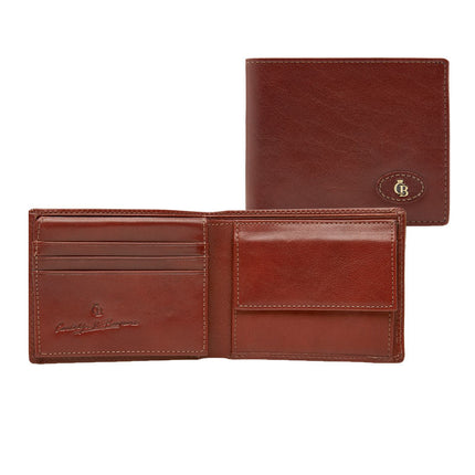 Heren portemonnee Gaucho cognac