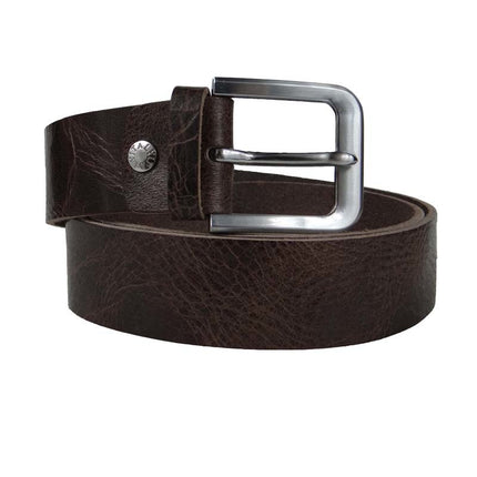Riem leer donkerbruin nerf 4 cm