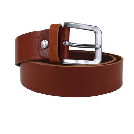 Riem leer cognac 4 cm