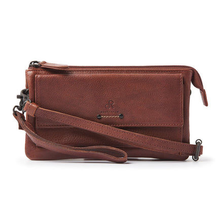 Schouder / clutch tasje Brown