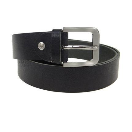 Riem leer zwart XL 4 cm