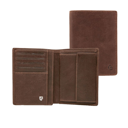 Billfold portemonnee mocca