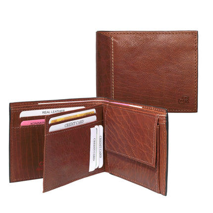 Portemonnee heren Waxi chestnut