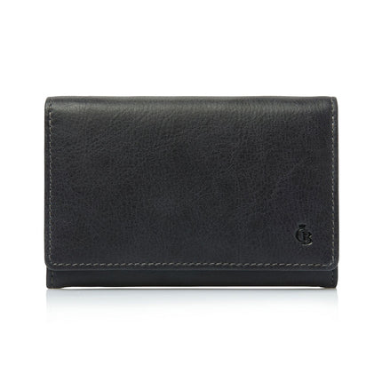 Overslag portemonnee zwart