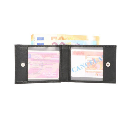 Heren portemonnee muntvak aan buitenkant