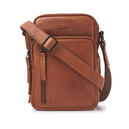 Schoudertasje leer Tampa camel