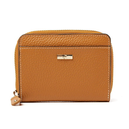 Dames ritsportemonnee Mint golden oak