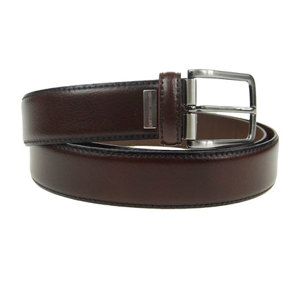 Pantalonriem leer bruin