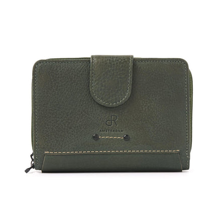 Ritsportemonnee Tampa green